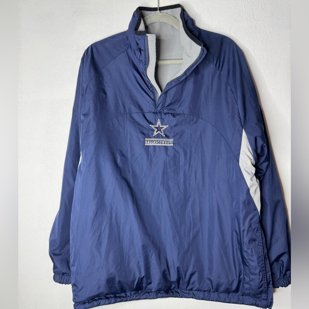Dallas cowboys pullover jacket 
Y2K 
Flaws men’s medium